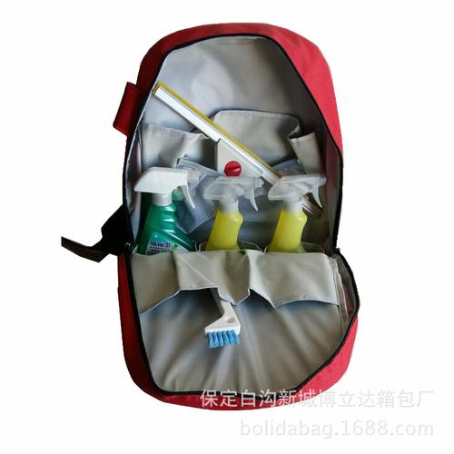 定做訂制多功能耐磨防水雙肩家政清潔包——專業(yè)保潔服務(wù)工具包的理想選擇